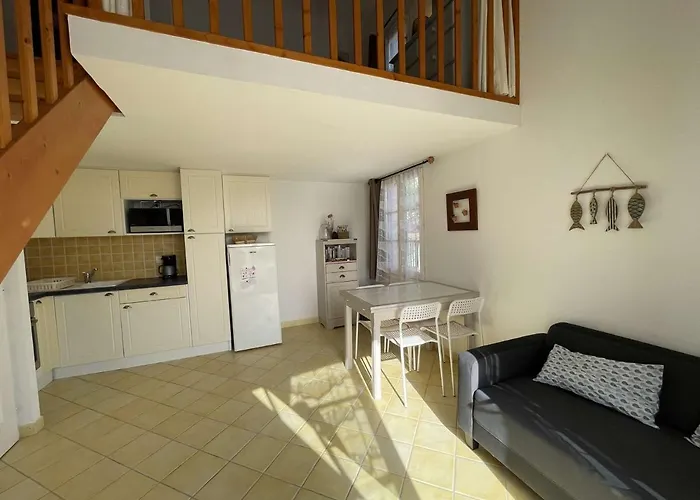 Hébergement de vacances Maison Avec Piscine Chauffée, Terrasse Et Parking à 300m De L'océan - Fr-1-224c-219 *